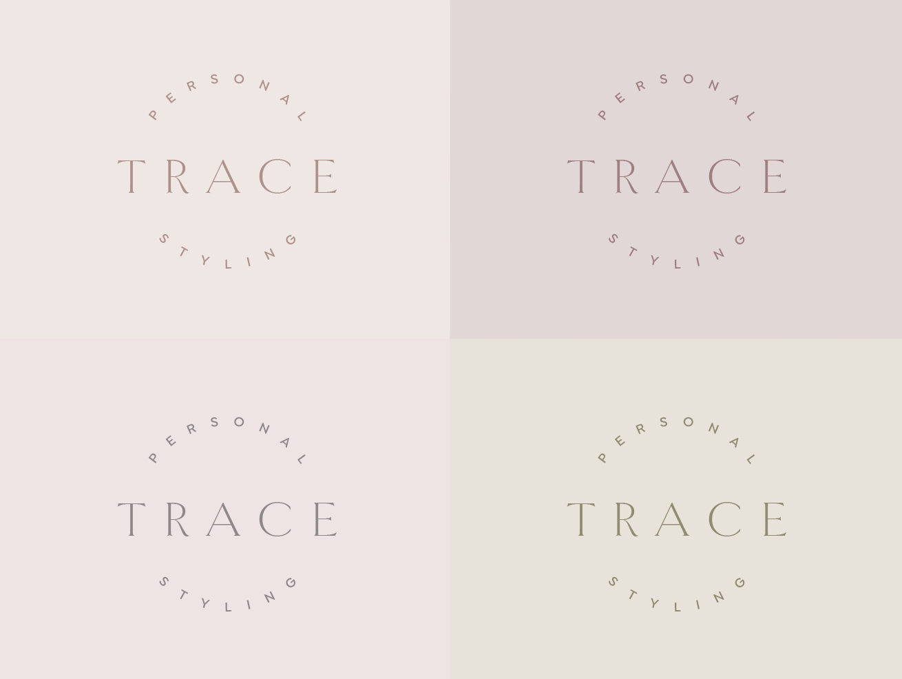 Logo Design by wonderland for TRACE personal styling  | Design #23685328