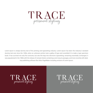 Logo-Design von R.design für TRACE personal styling  | Design: #23676413