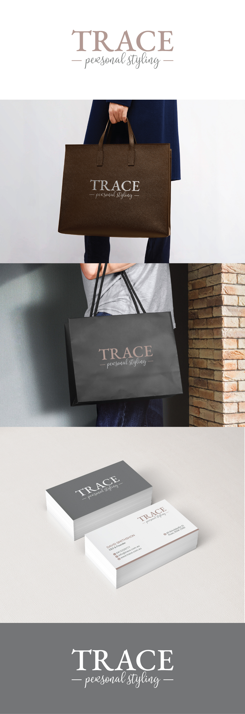 Logo-Design von R.design für TRACE personal styling  | Design #23685108