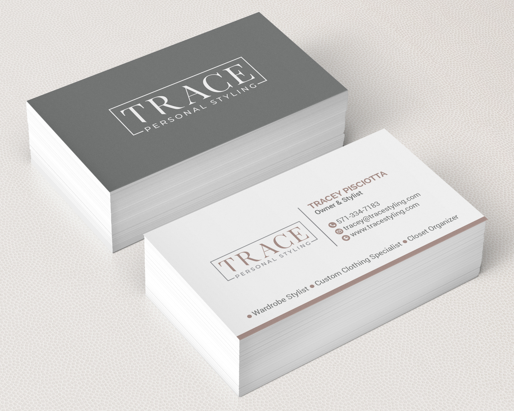 Logo Design by R.design for TRACE personal styling  | Design #23729407