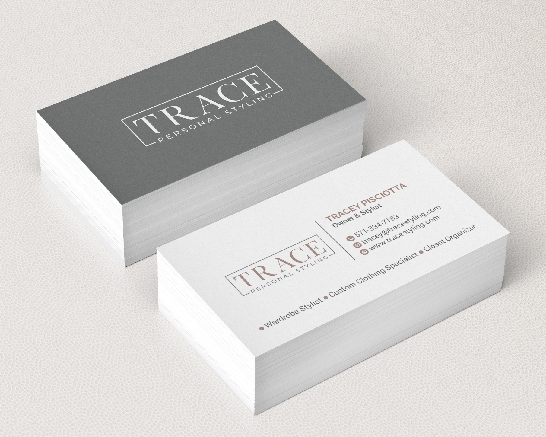 Logo Design by R.design for TRACE personal styling  | Design #23729594