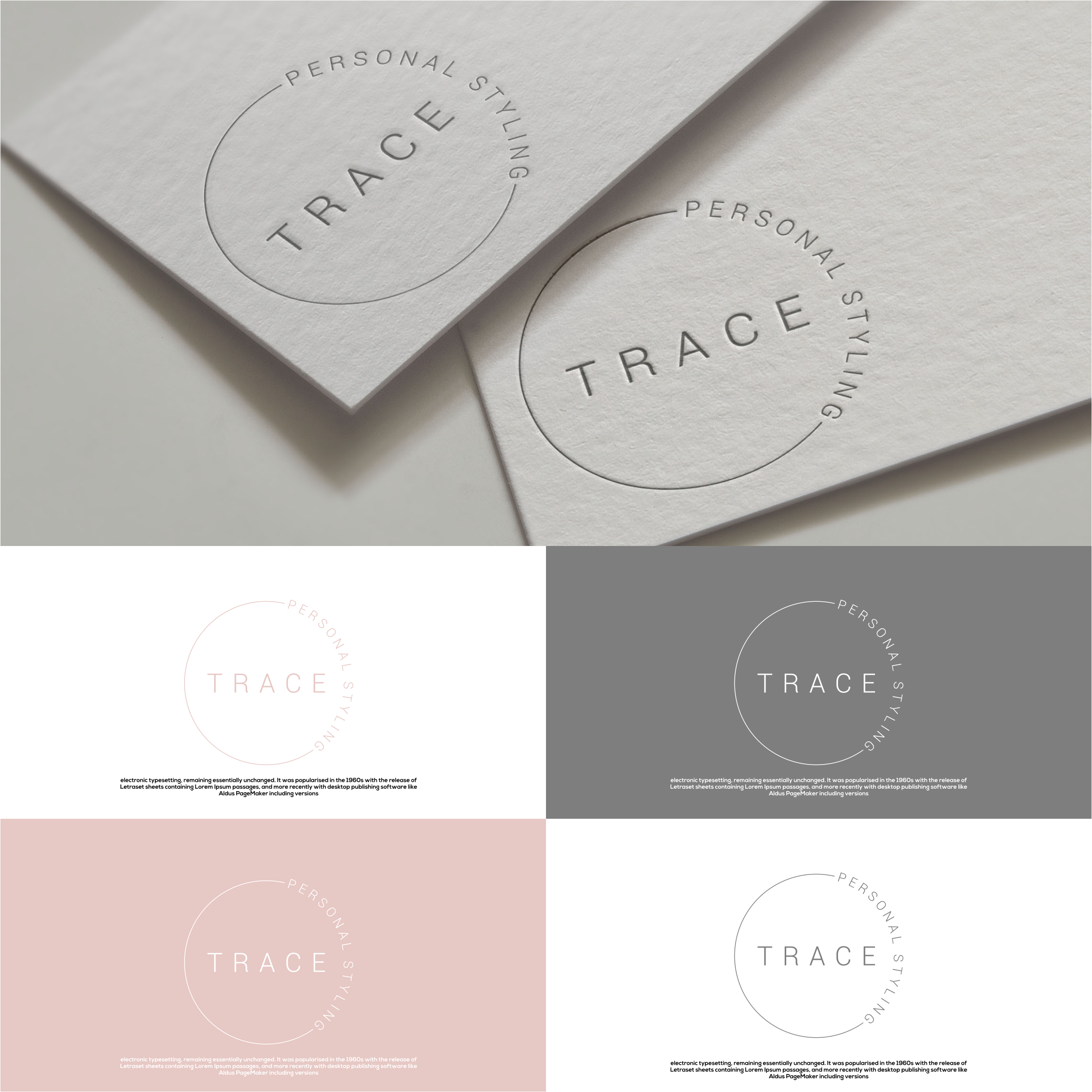 Diseño de Logo por tejo para TRACE personal styling  | Diseño #23676502