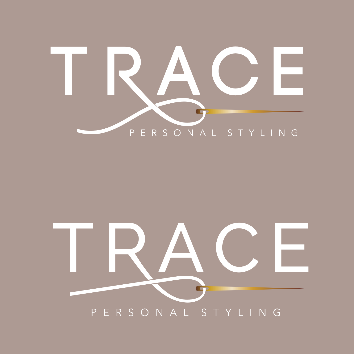 Logo Design by R16 for TRACE personal styling  | Design #23703732