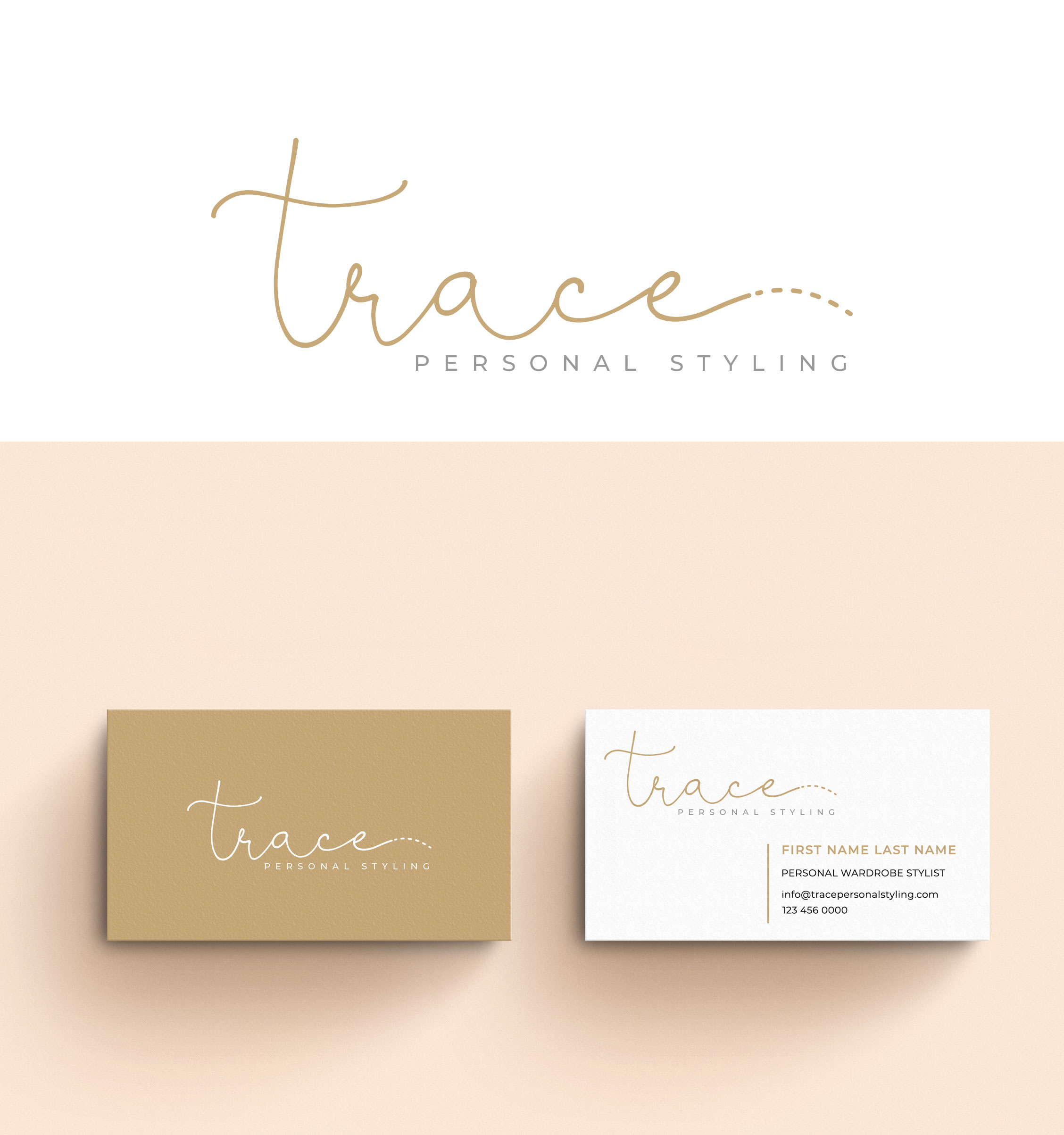 Logo Design by sherman for TRACE personal styling  | Design #23684623