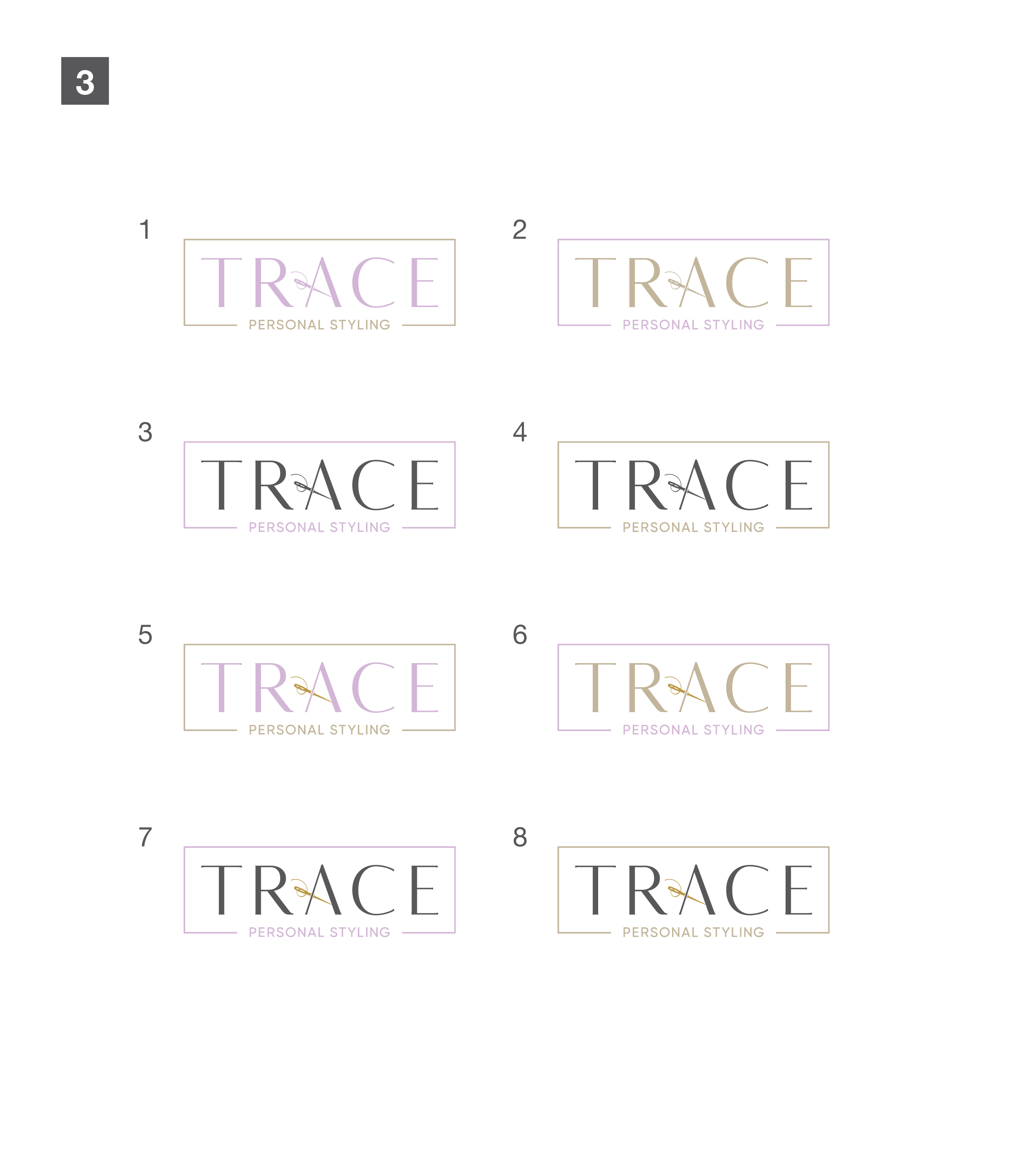 Logo Design by phosphorus for TRACE personal styling  | Design #23713795