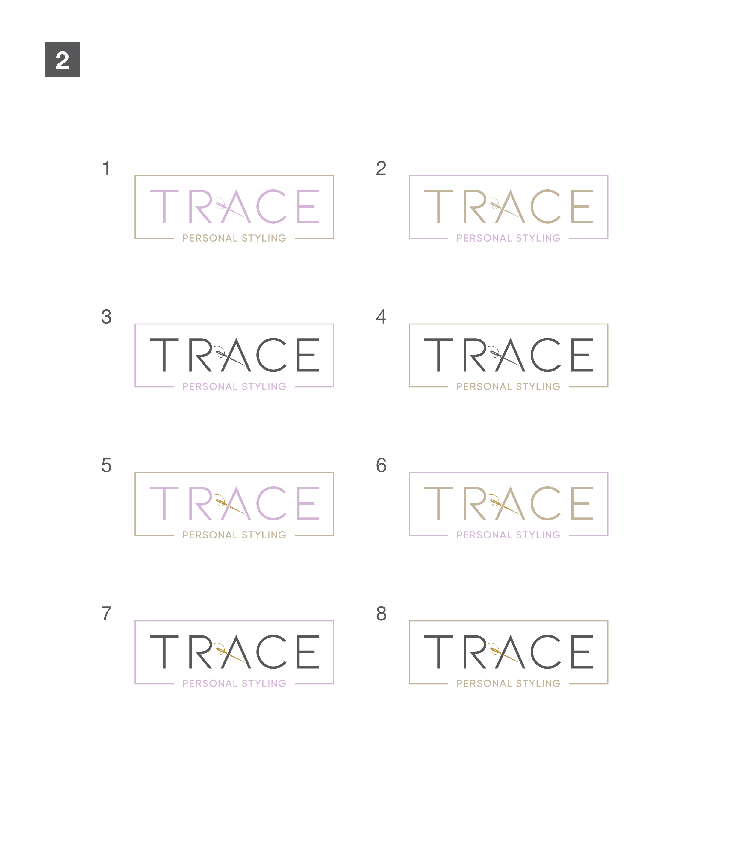 Logo Design by phosphorus for TRACE personal styling  | Design #23713796