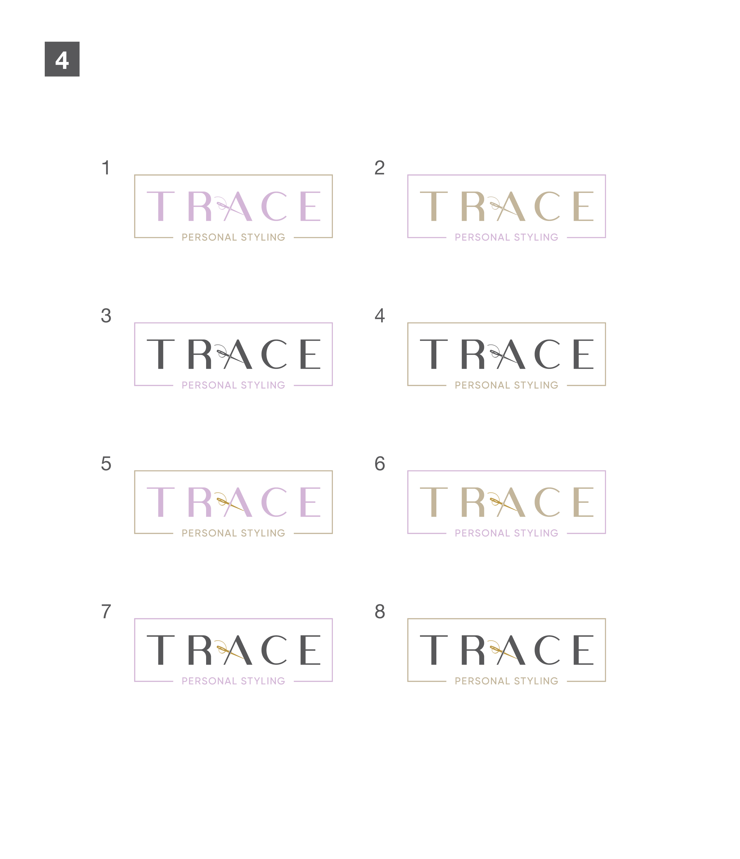 Logo Design by phosphorus for TRACE personal styling  | Design #23713797
