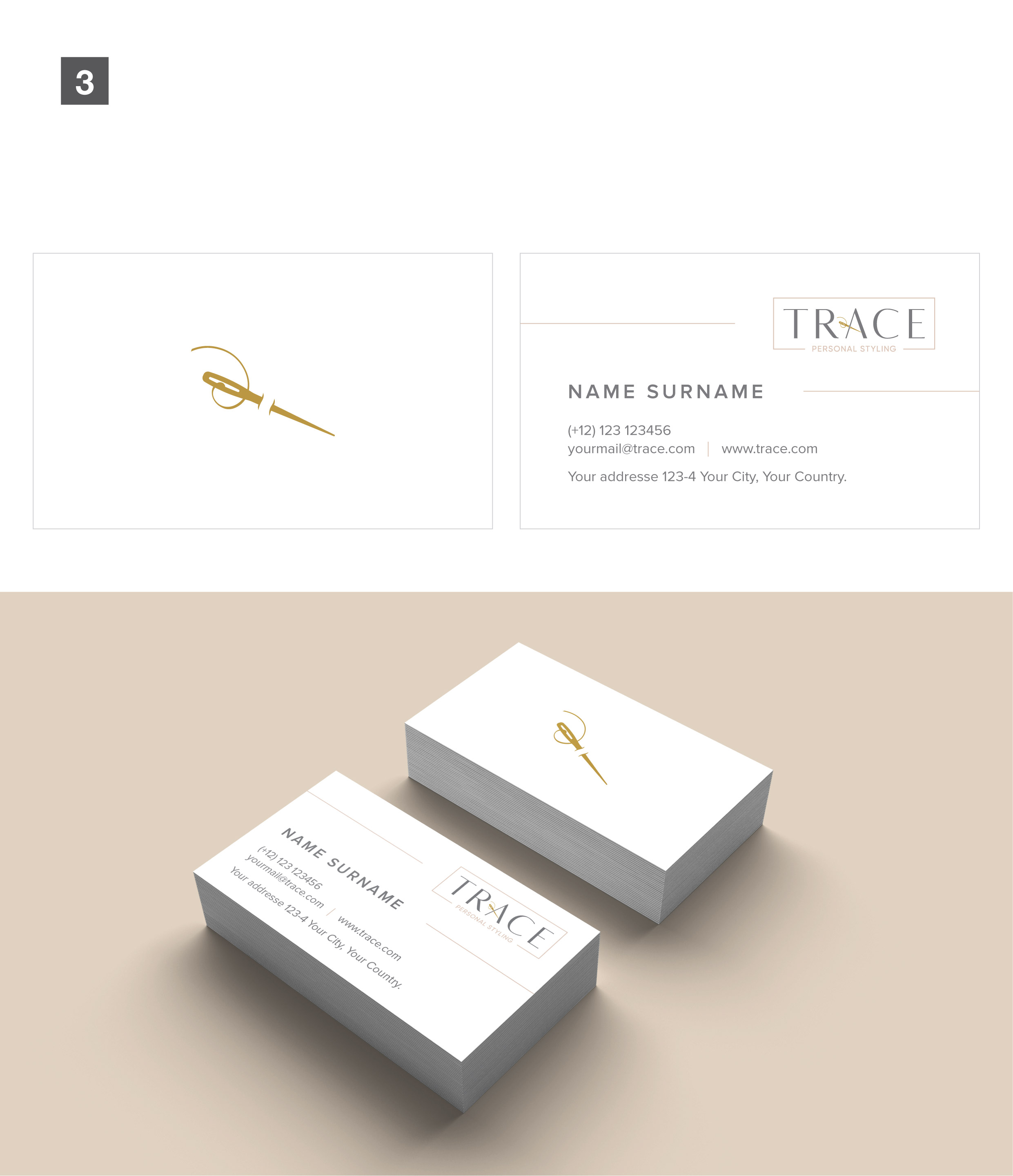 Logo-Design von phosphorus für TRACE personal styling  | Design #23738510