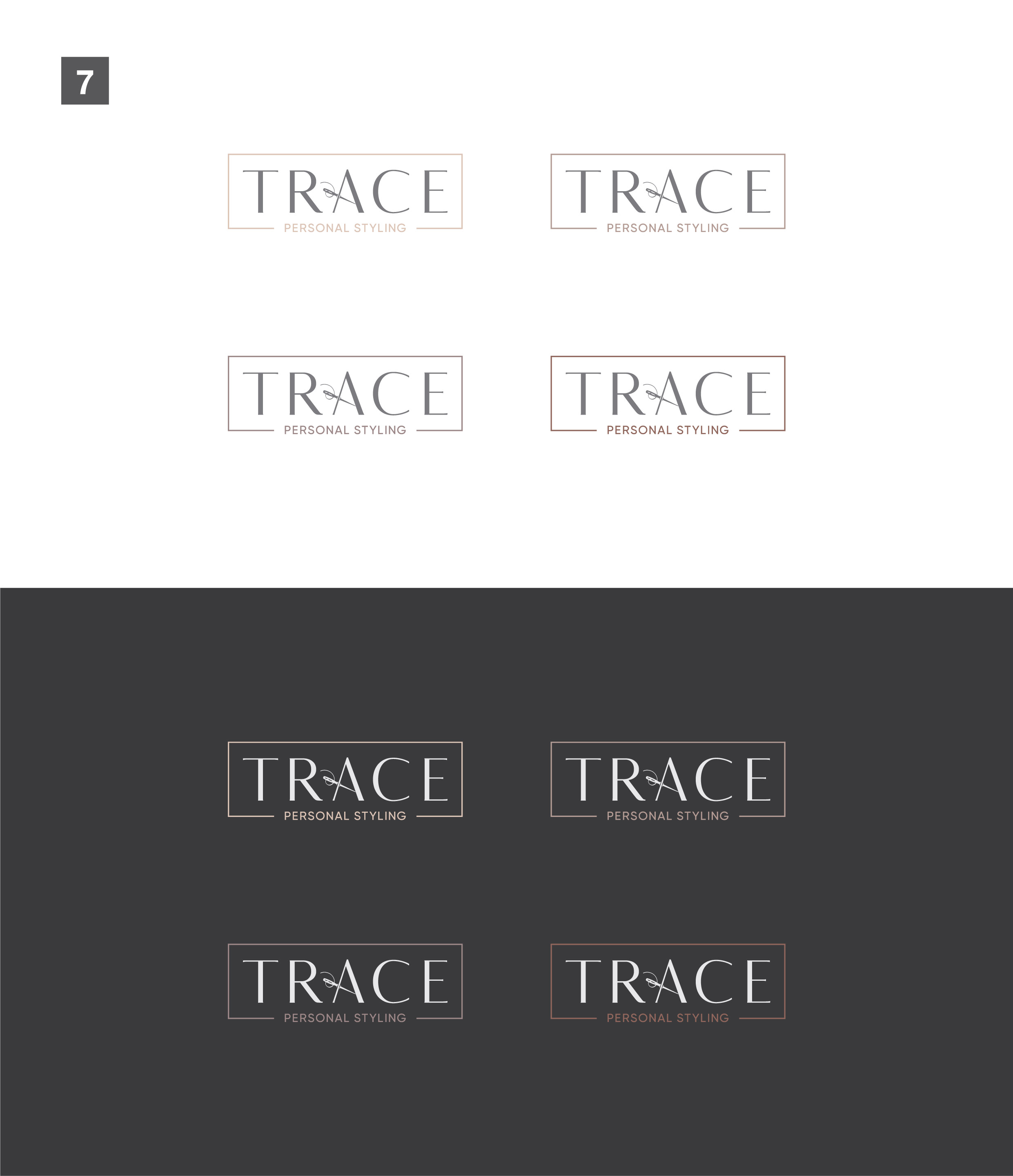 Logo Design by phosphorus for TRACE personal styling  | Design #23741227