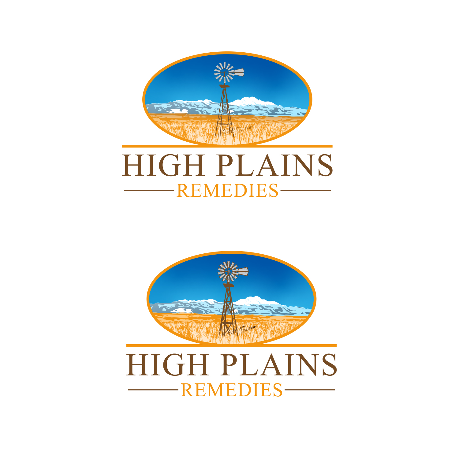 Logo Design by GenArt for High Plains Remedies  | Design #23869914