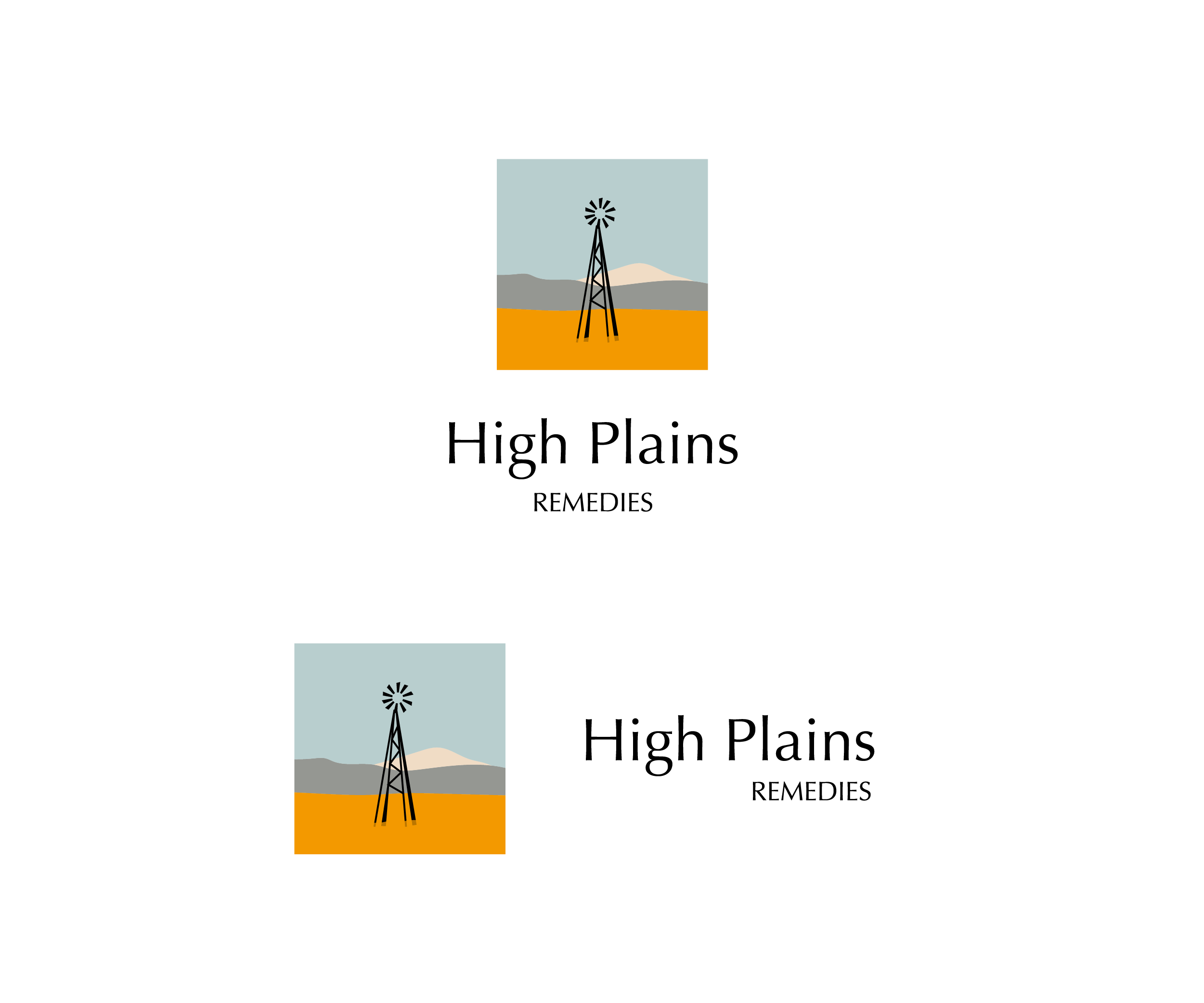 Logo Design by Ng V Duc for High Plains Remedies  | Design #23655093