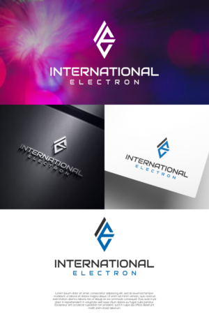 International Electron | Logo-Design von laba tiada henti
