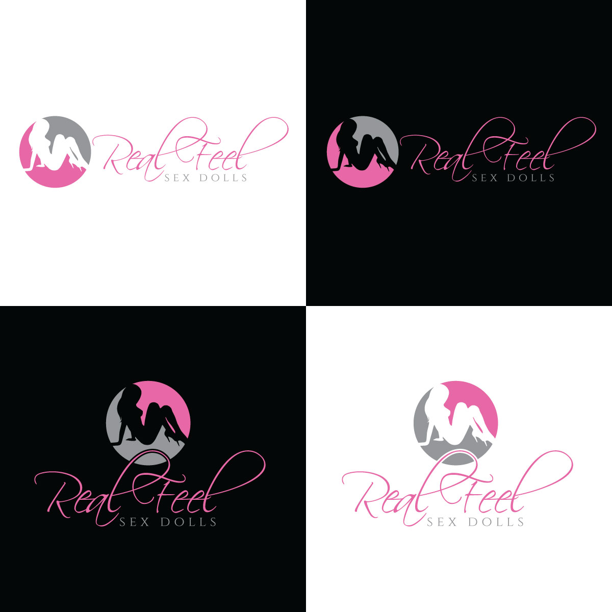 Feminine, Playful, Adult Logo Design for Real Feel Sex Dolls by Rii | Design #23776878 Feminine, Playful, Adult Logo Design for Real Feel Sex Dolls by Rii | Design #23776878