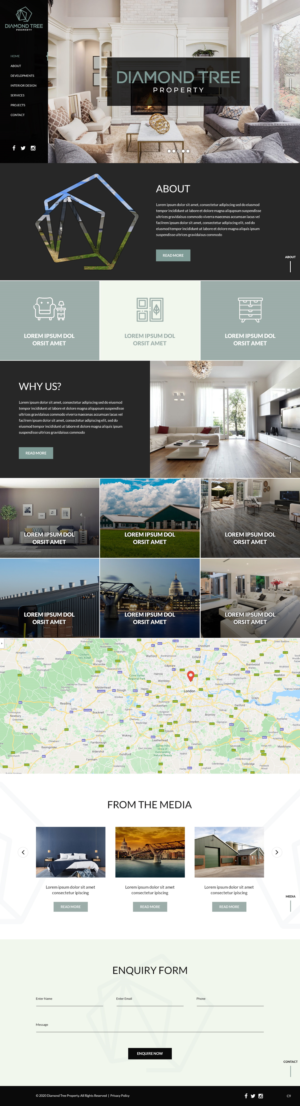 Diseño Web por pb para Diamond Tree Commerce Ltd | Diseño: #23655199