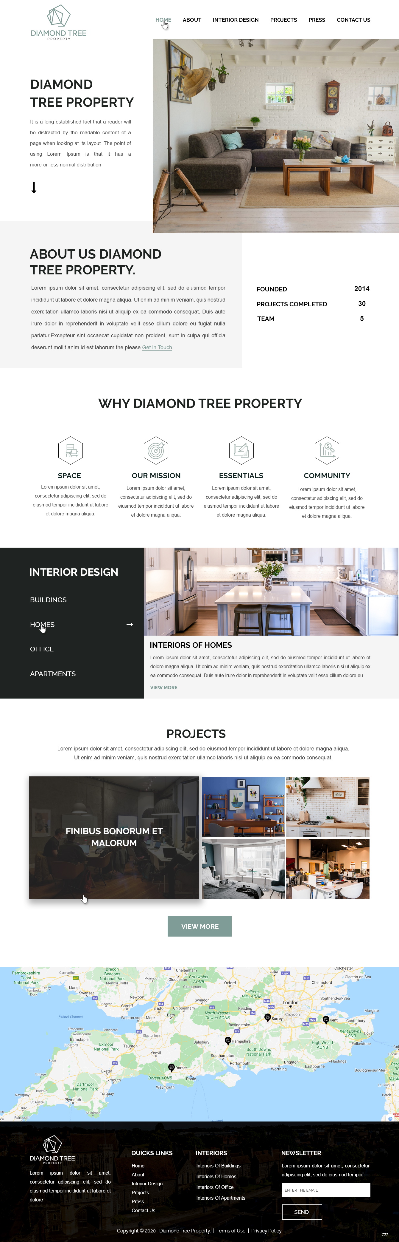 Web Design by pb for Diamond Tree Commerce Ltd | Design #23655201
