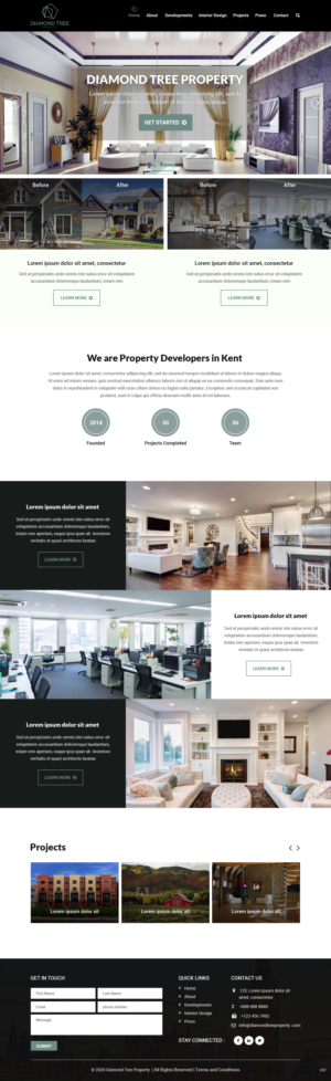 Diseño Web por pb para Diamond Tree Commerce Ltd | Diseño: #23655202