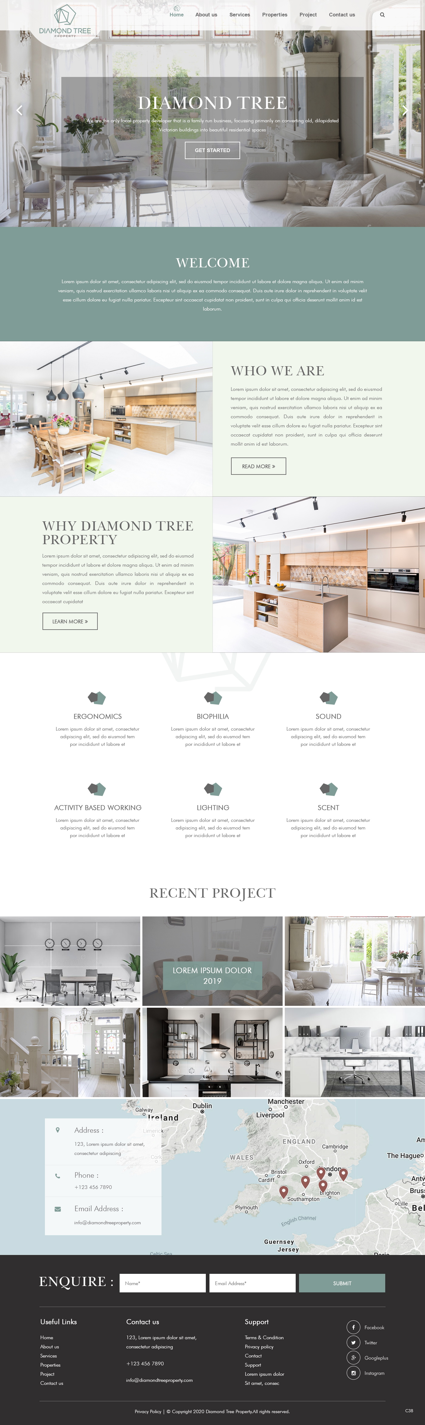Web Design by pb for Diamond Tree Commerce Ltd | Design #23655204