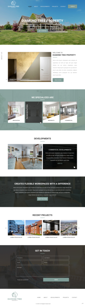 Diseño Web por pb para Diamond Tree Commerce Ltd | Diseño: #23655205