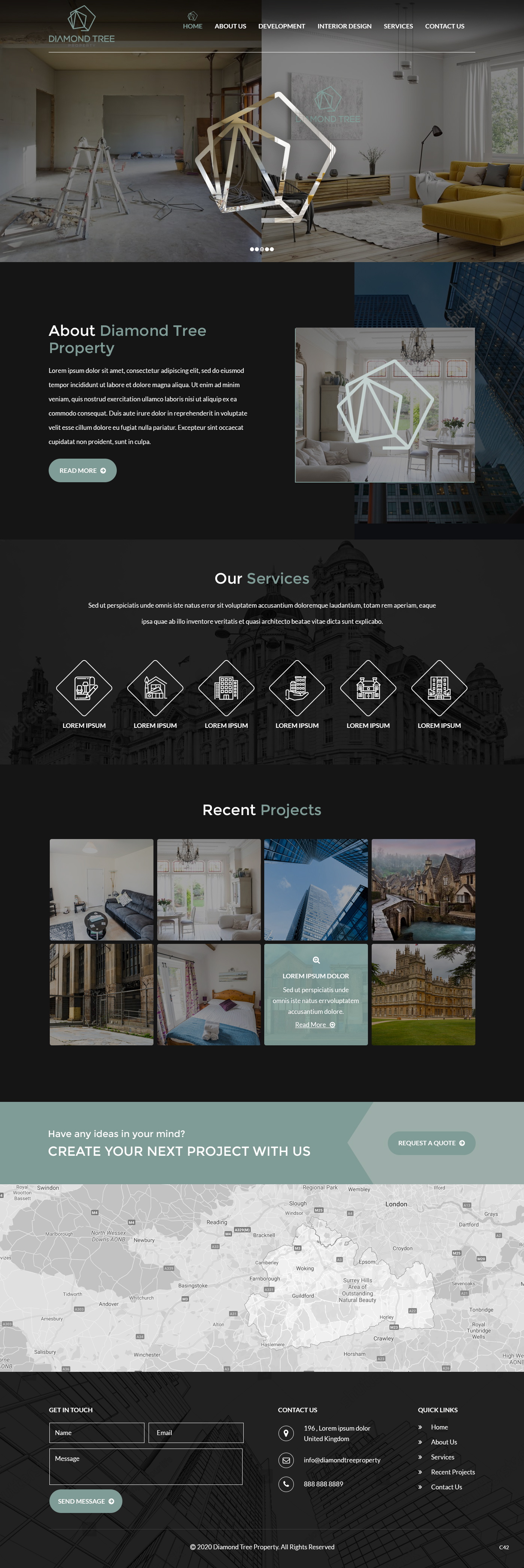 Web Design by pb for Diamond Tree Commerce Ltd | Design #23655209