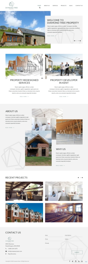 Diseño Web por pb para Diamond Tree Commerce Ltd | Diseño: #23663466
