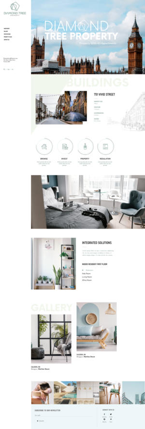 Web Design par Ayesha Khan pour Diamond Tree Commerce Ltd | Design #23655534