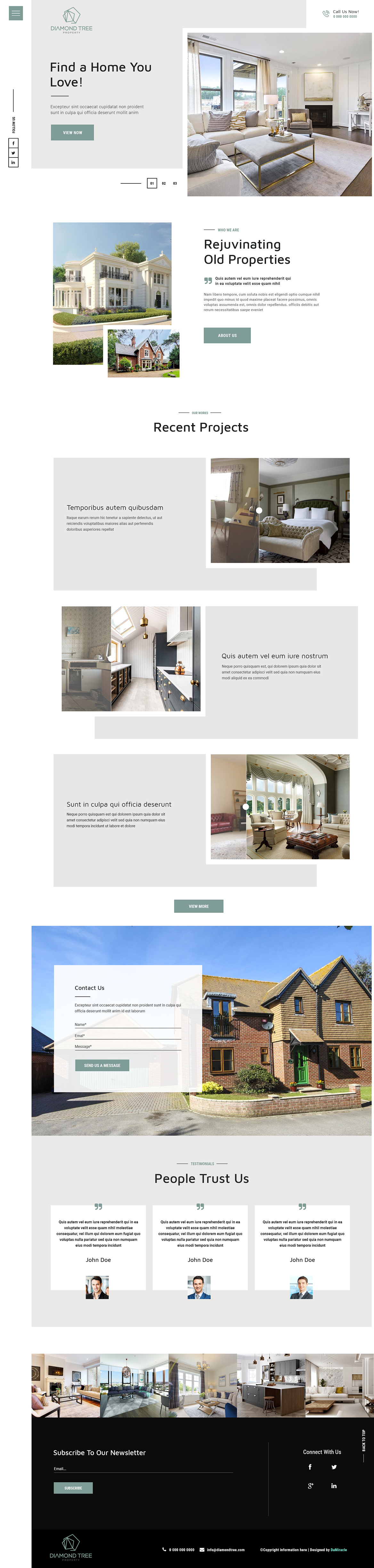 Web Design par Da Miracle pour Diamond Tree Commerce Ltd | Design #23667926