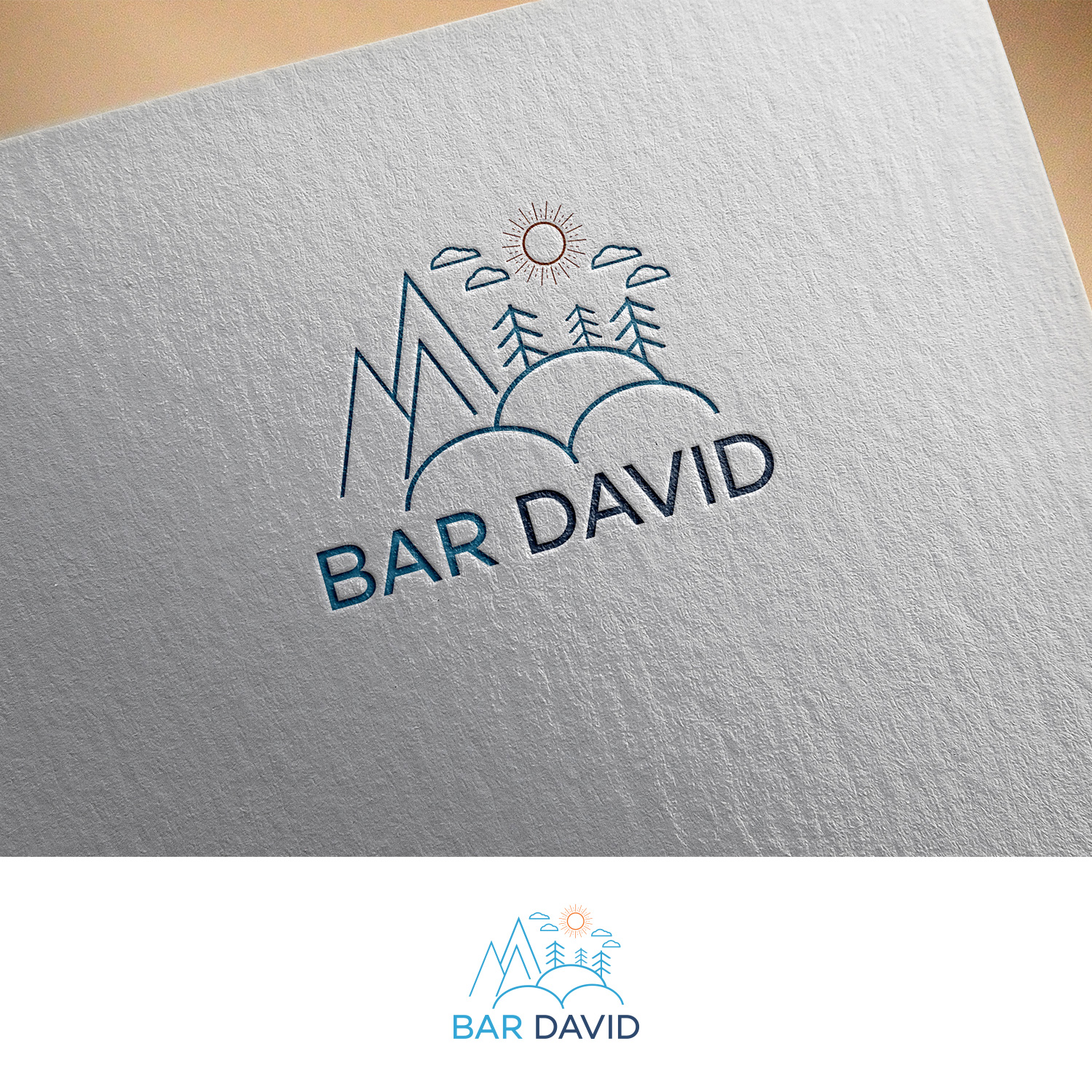 Diseño de Logo por DesignDUO para bar david tours  | Diseño #23662545