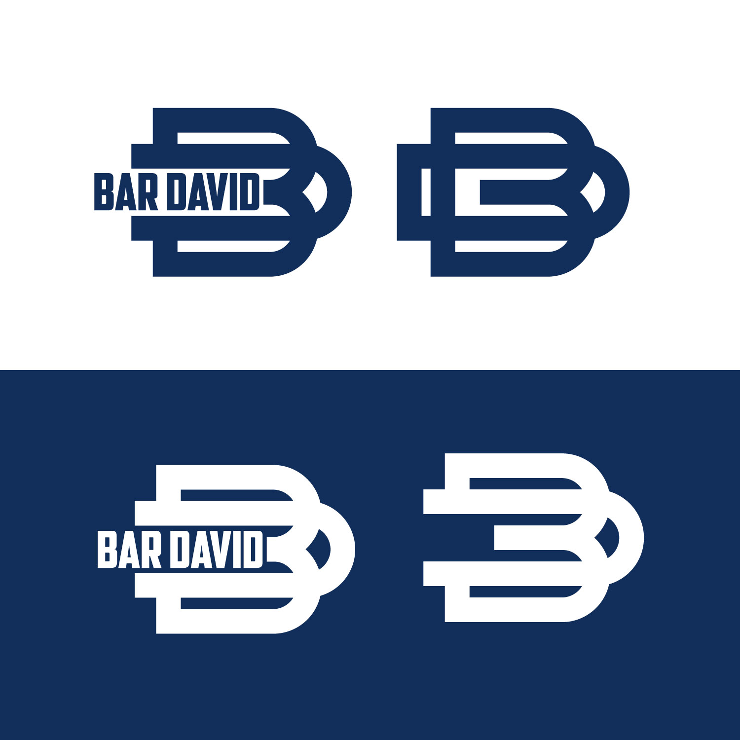 Logo Design by Tridente Studio for bar david tours  | Design #23643476