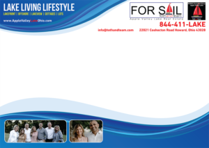 Local Newspaper Centerfold Lake Niche Real Estate Ad | Newspaper Ad Design by Pinky 