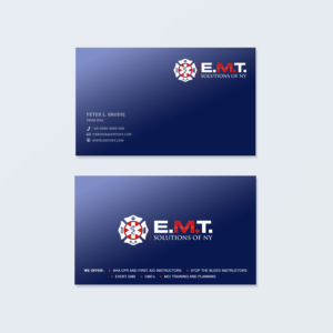 Visitenkarten-Design von inspiredart für EMTS NY, LLC | Design #23677675