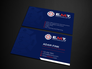 Business Card Design by Verified artistry (Design garden) for EMTS NY, LLC | Design: #23680064