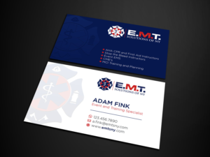Business Card Design by Verified artistry for EMTS NY, LLC | Design: #23680071