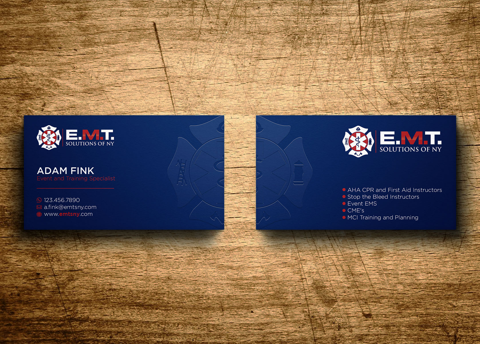 Business Card Design by Verified artistry for EMTS NY, LLC | Design #23680231
