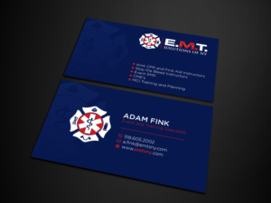 Business Card Design by Verified artistry (Design garden) for EMTS NY, LLC | Design: #23741353