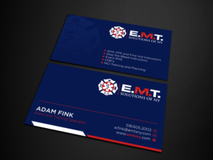 Business Card Design by Verified artistry (Design garden) for EMTS NY, LLC | Design: #23741357