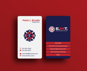 Business Card Design by JK18 for EMTS NY, LLC | Design: #23677426