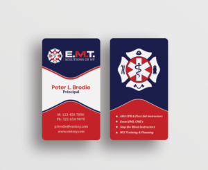 Emergency Medical Training and Events Company Business Needs Business Card Design | Business Card Design by JK18