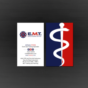 Visitenkarten-Design von Creations Box 2015 für EMTS NY, LLC | Design: #23651415