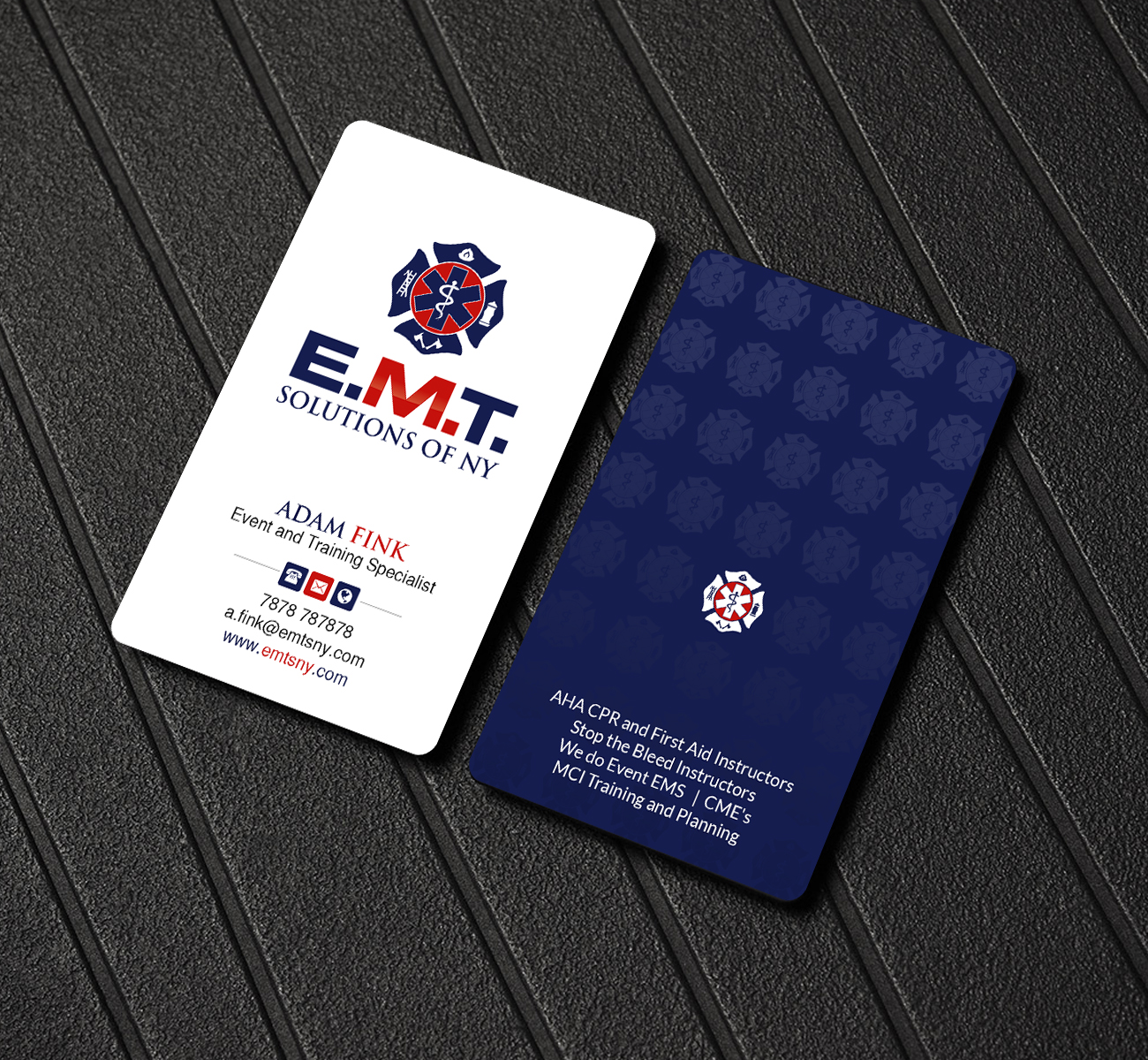 Business Card Design by Creations Box 2015 for EMTS NY, LLC | Design #23651422
