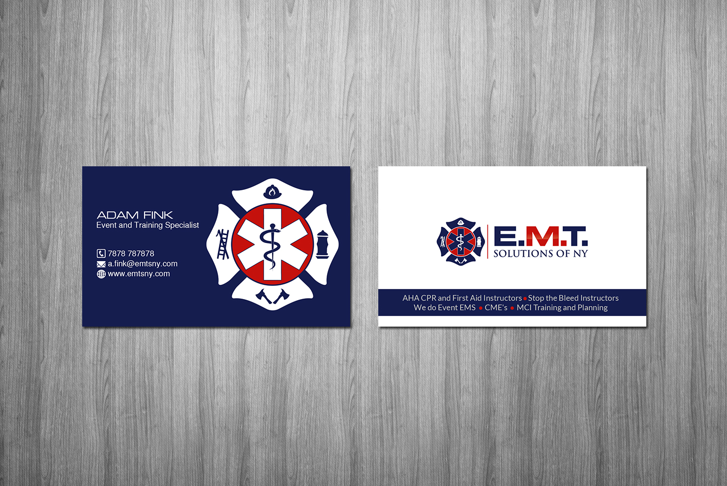Business Card Design by Creations Box 2015 for EMTS NY, LLC | Design #23656003