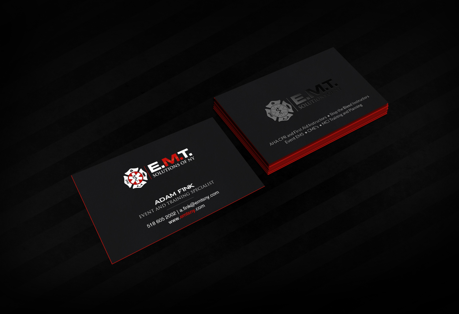 Business Card Design by Creations Box 2015 for EMTS NY, LLC | Design #23676258
