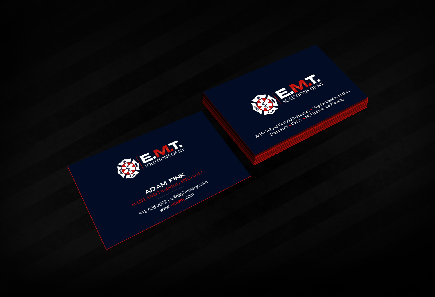 Business Card Design by Creations Box 2015 for EMTS NY, LLC | Design #23706629