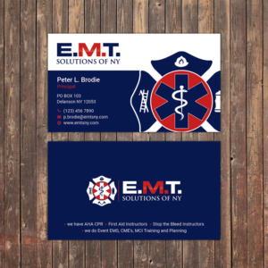 Business Card Design by Sky007 for EMTS NY, LLC | Design: #23644360