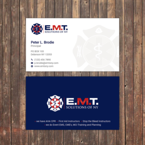 Business Card Design by Sky007 for EMTS NY, LLC | Design: #23644362