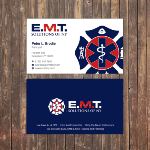 Business Card Design by Sky007 for EMTS NY, LLC | Design: #23644364