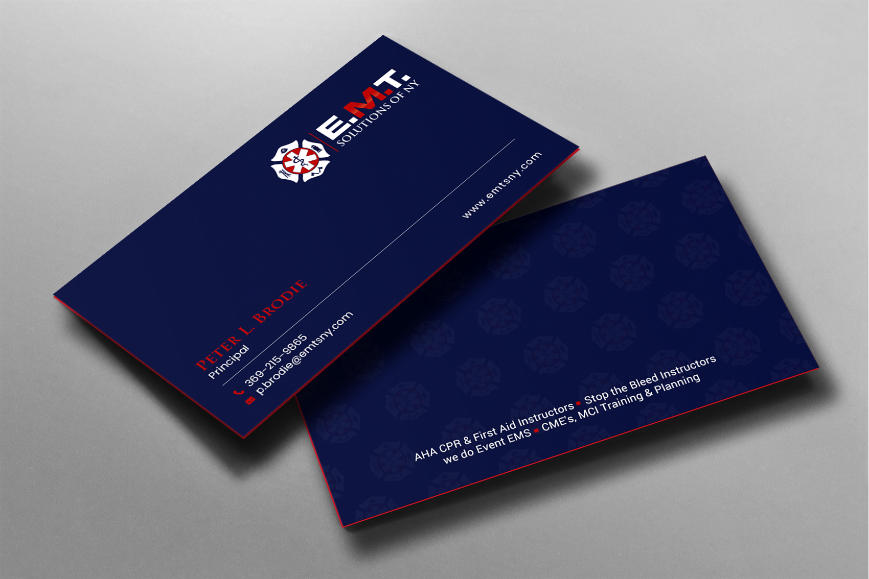 Business Card Design by chandrayaan.creative for EMTS NY, LLC | Design #23654198
