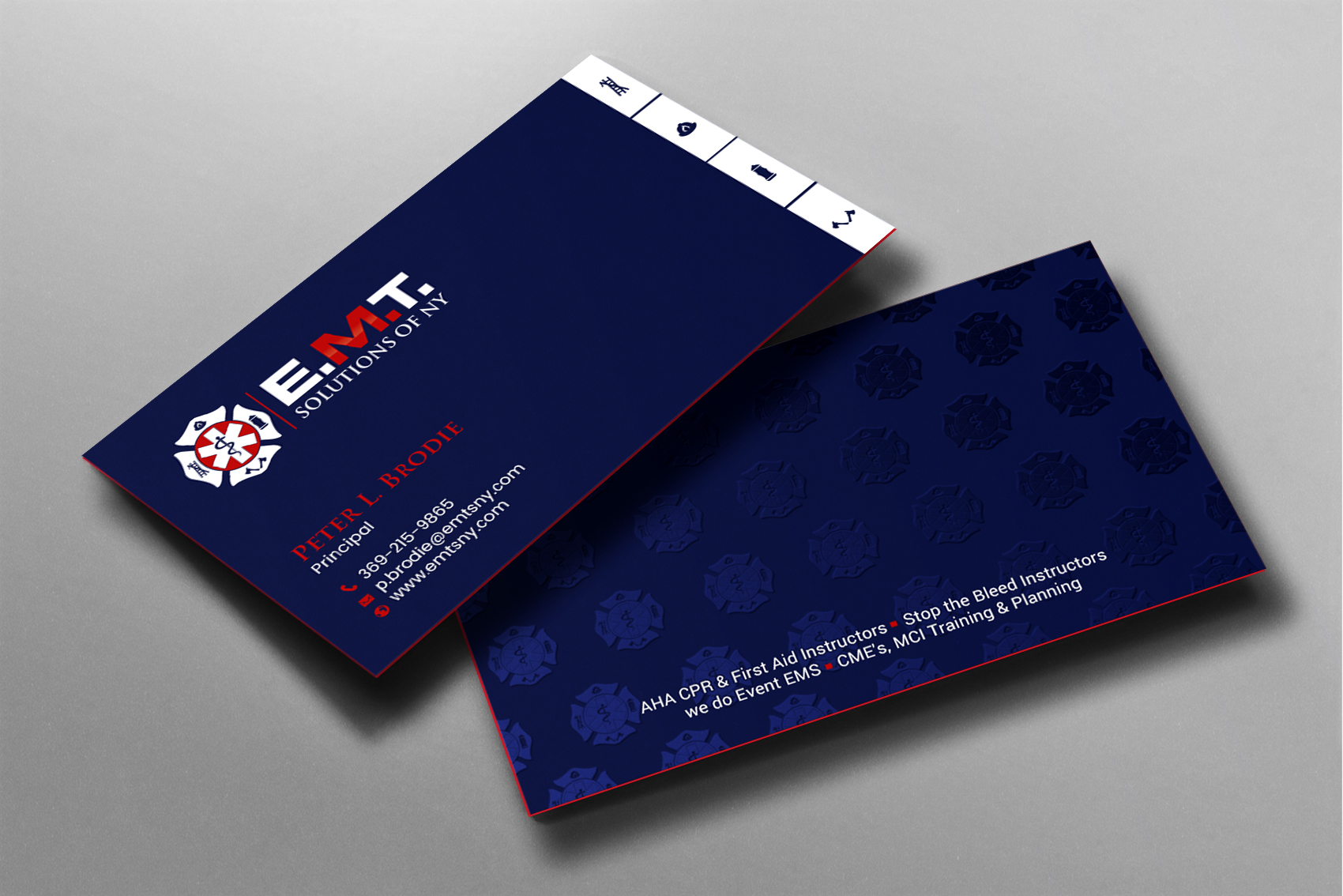 Business Card Design by chandrayaan.creative for EMTS NY, LLC | Design #23654210