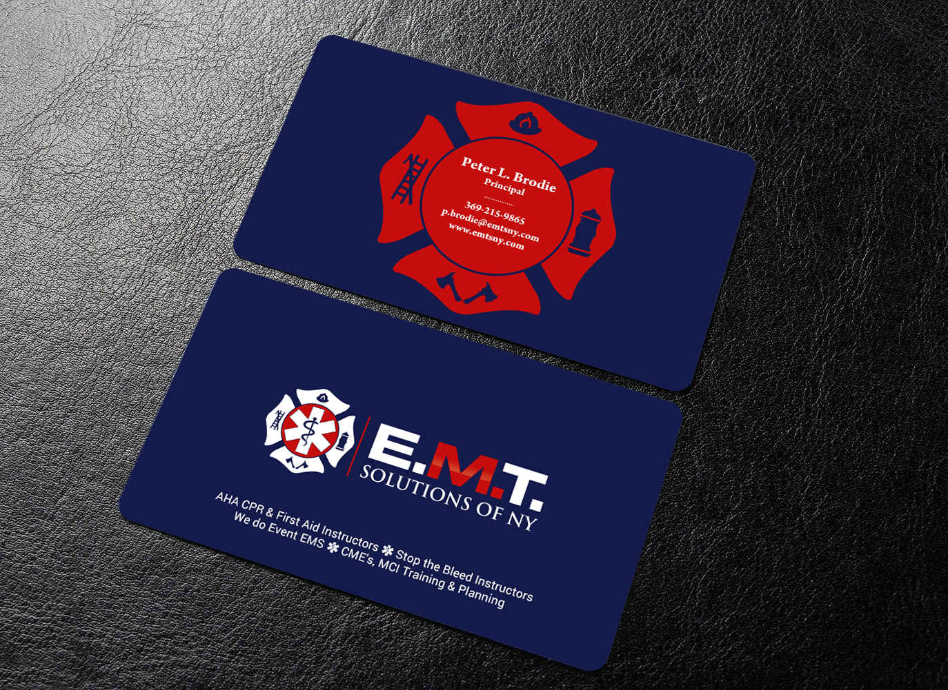 Business Card Design by chandrayaan.creative for EMTS NY, LLC | Design #23654216