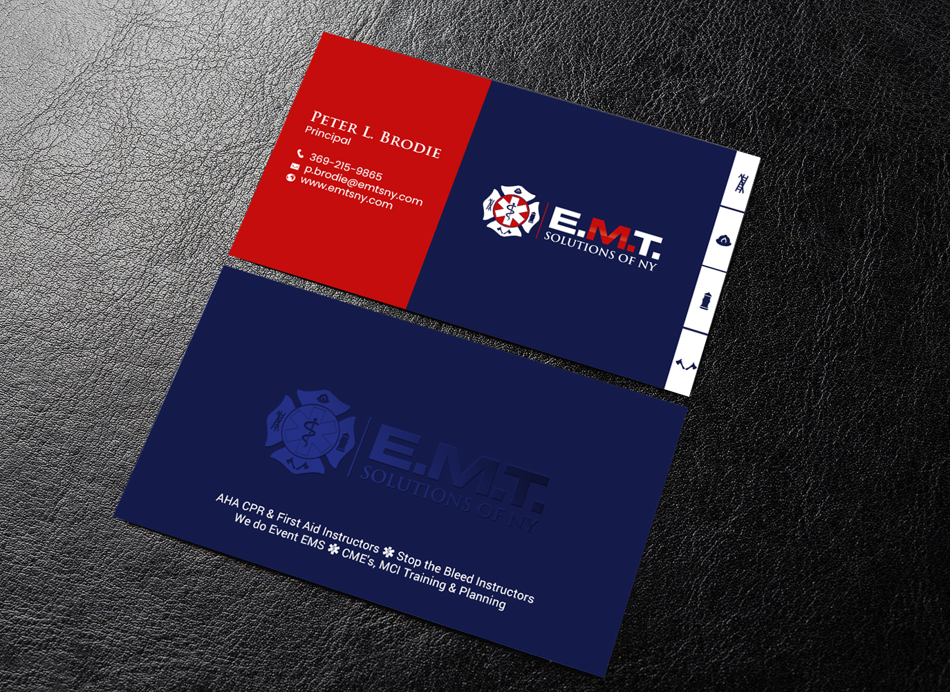 Business Card Design by chandrayaan.creative for EMTS NY, LLC | Design #23654238