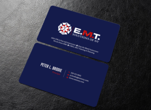 Visitenkarten-Design von chandrayaan.creative für EMTS NY, LLC | Design: #23654302